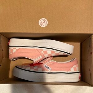 Girls vans classic slip 10.5